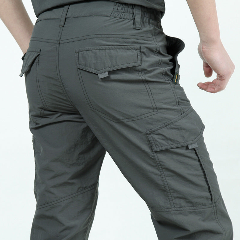 Cargo Multi-Pocket Pants (Plus Sizes)