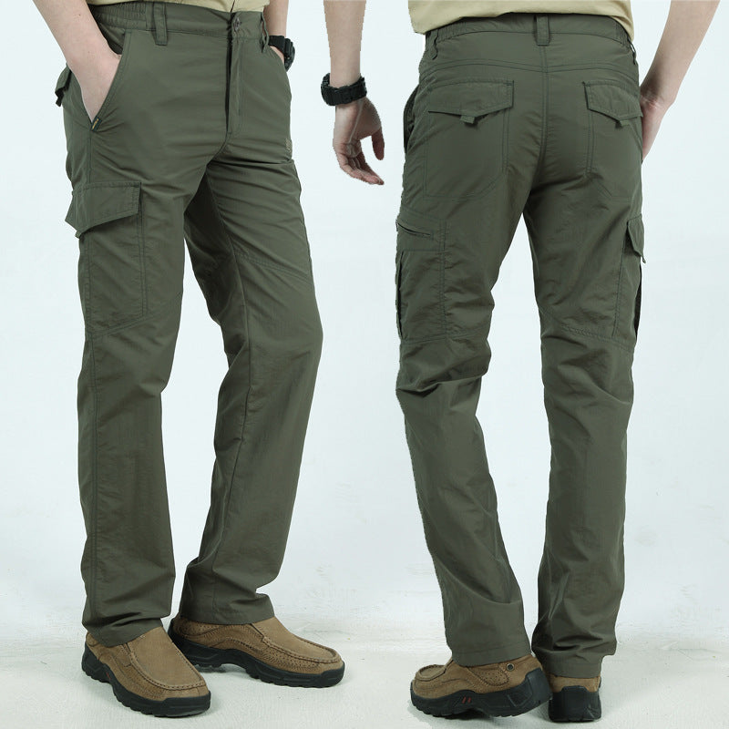 Cargo Multi-Pocket Pants (Plus Sizes)