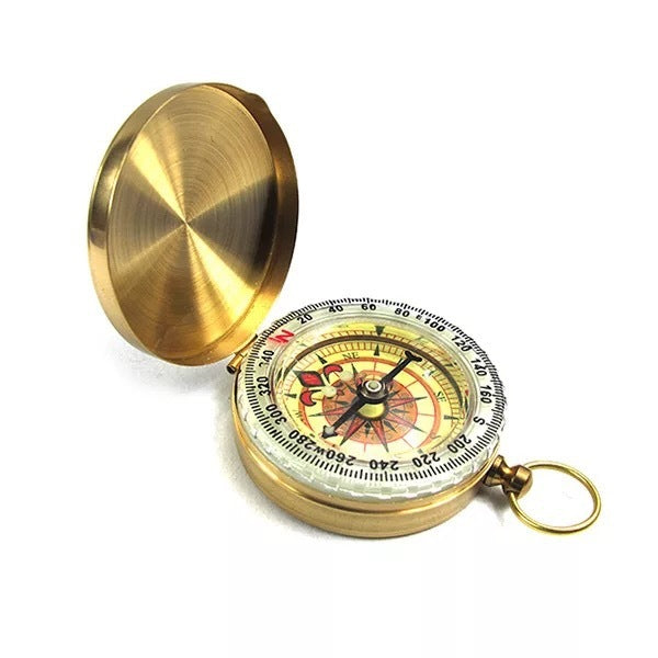 Copper Pocket Compass